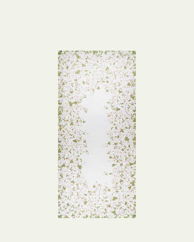 Fraises des Bois Linen Tablecloth, 65" x 98"